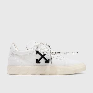 Off White Vulcanized Low Sneakers